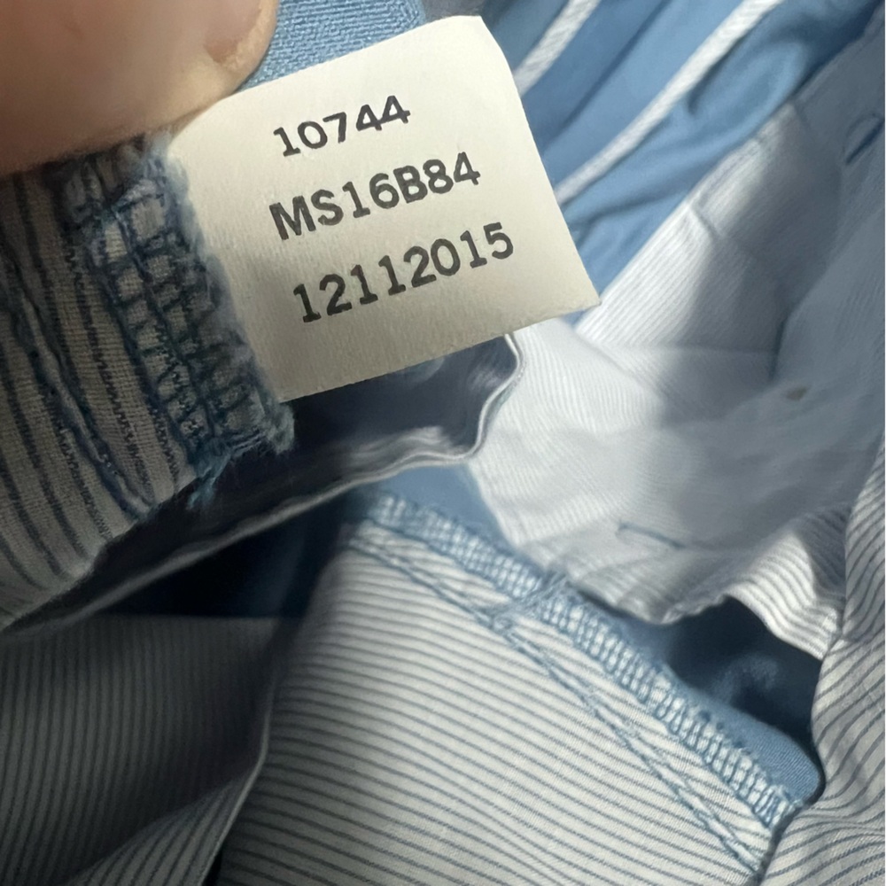 Peter Millar Pants Mens 35x29 Blue Chino Raleigh Washed Twill Pima Cotton NEW - Picture 7 of 11